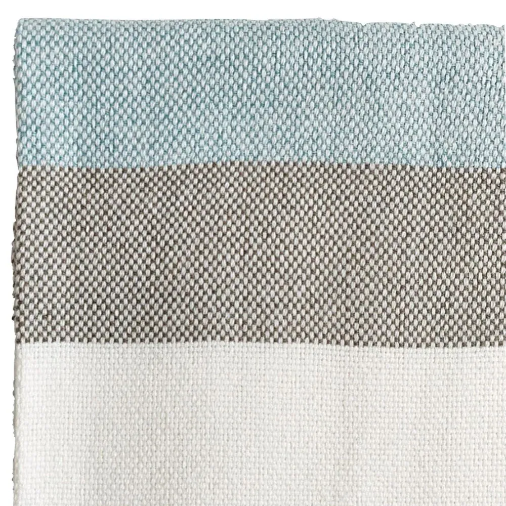 Heather Handwoven Throw Blanket - Blue, Wool