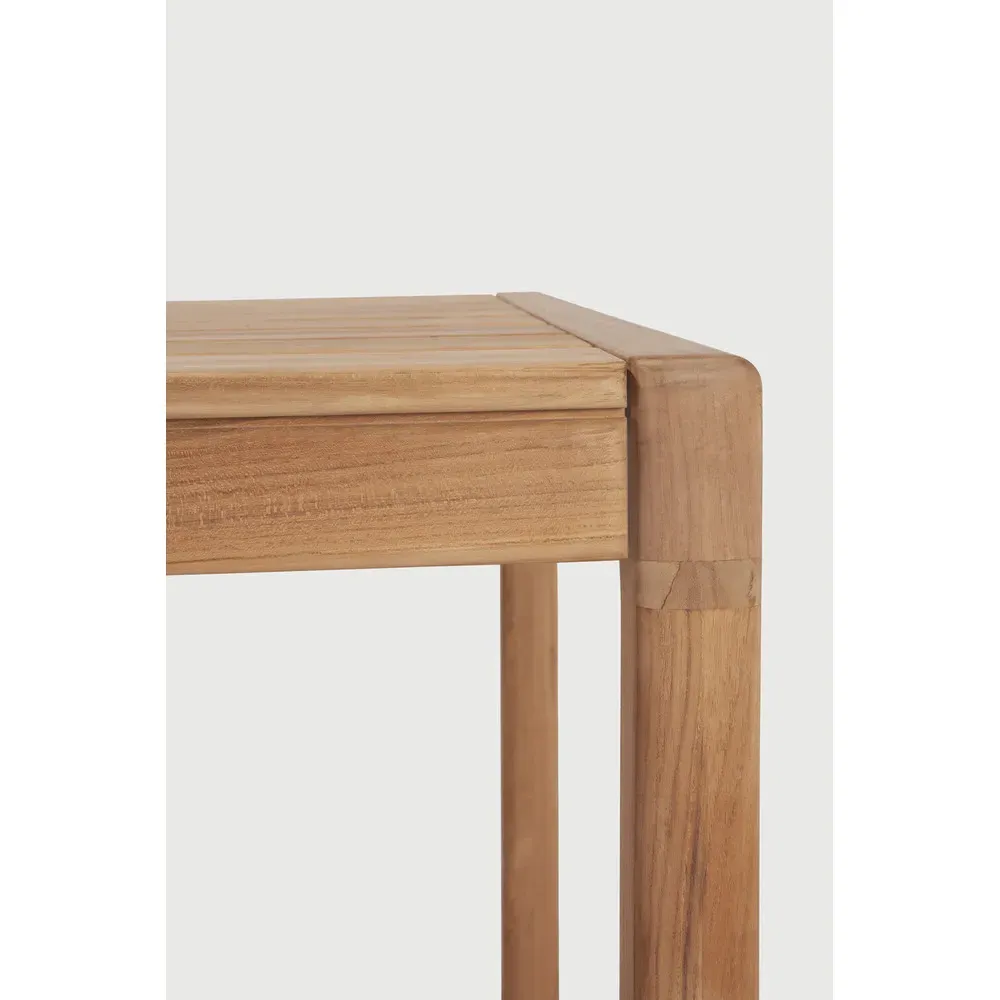 Heather Outdoor Dining Table - Brown, Teak