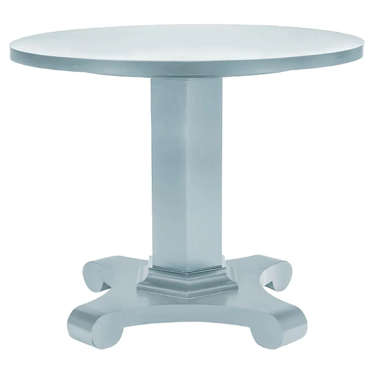 Heather Round Bistro Table - Light Blue, Alder Wood image