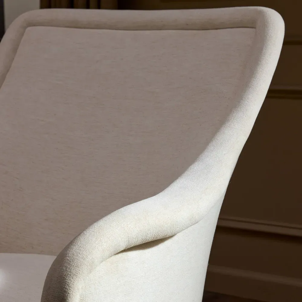 Heather Swivel Chair - Cream