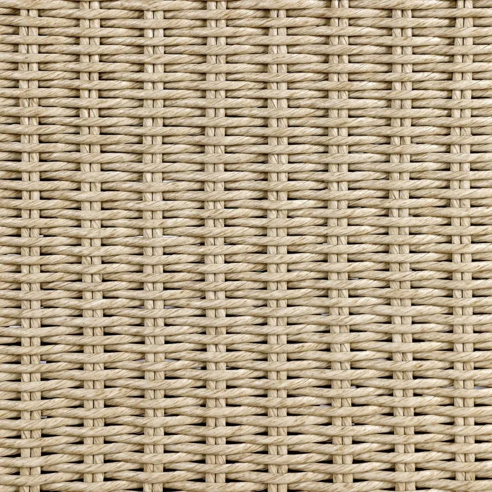 Heather Woven Outdoor Lounge Chair - White