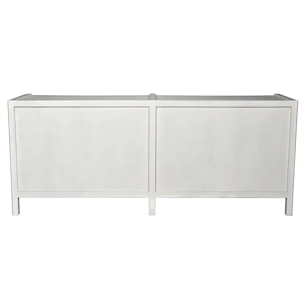 Helaena Double Dresser - Whitewash, Mahogany