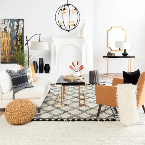 Helena Geometric Garden Stool - Bronze, Ceramic