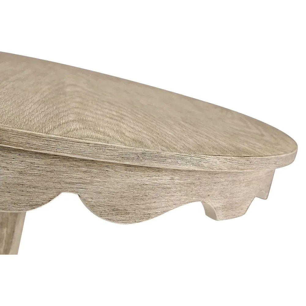 Helena Round Pedestal Bistro Table - Grey, Oak