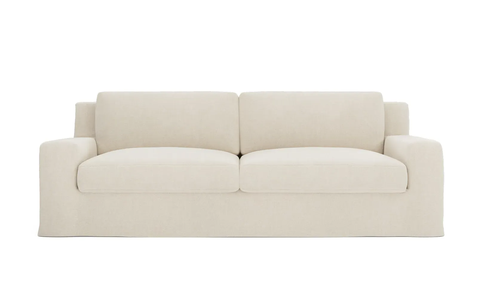 Henri 3-Seater Slipcovered Sofa - Chalk