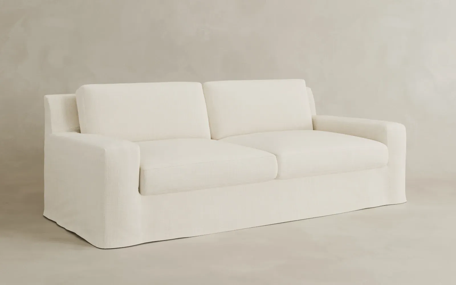 Henri 3-Seater Slipcovered Sofa - Coastal Sky