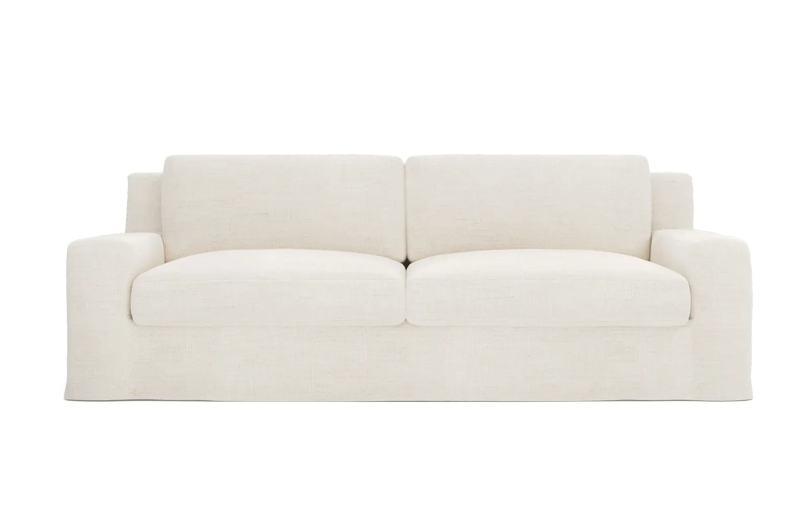 Henri 3-Seater Slipcovered Sofa - Natural