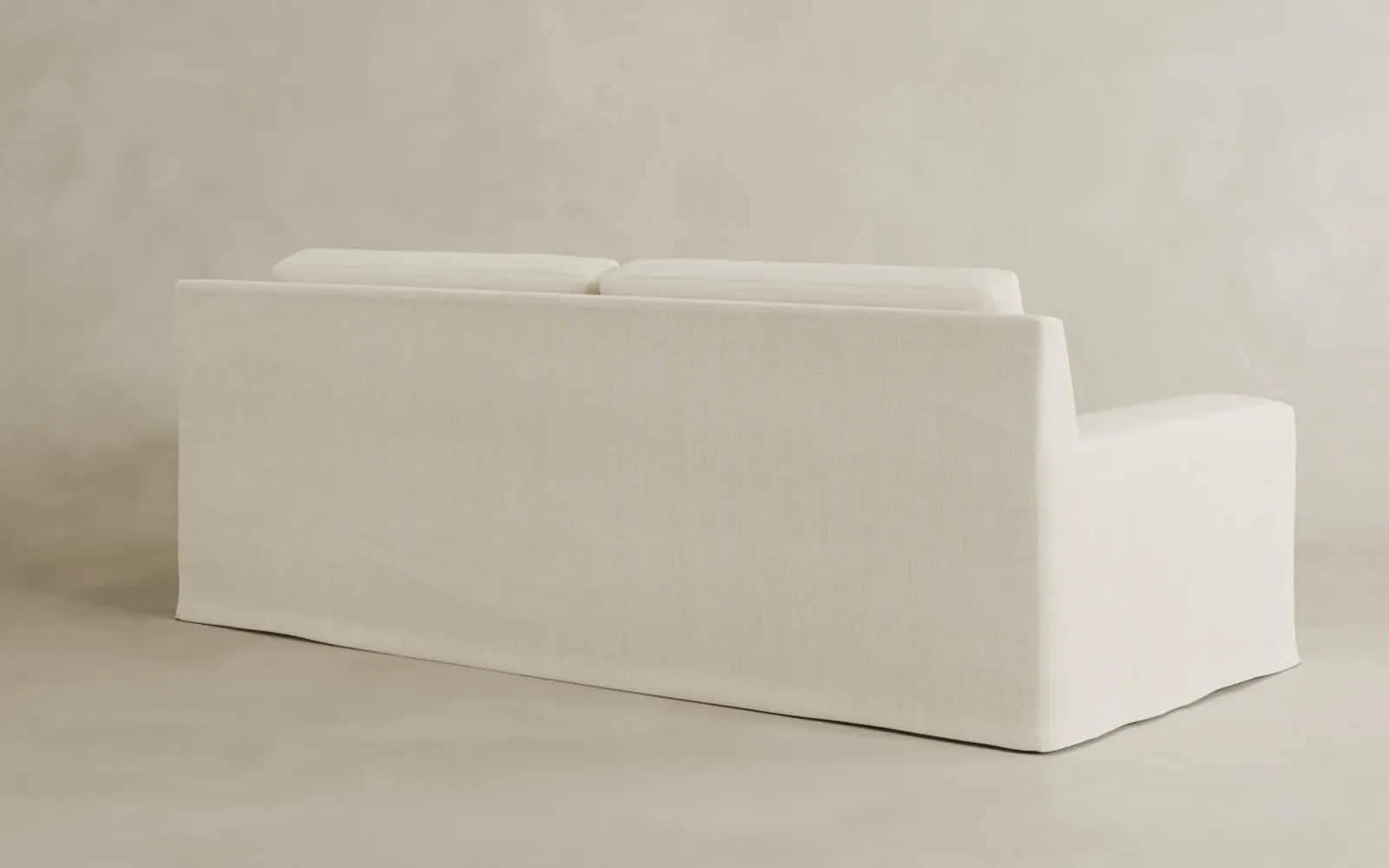 Henri 3-Seater Slipcovered Sofa - Sand