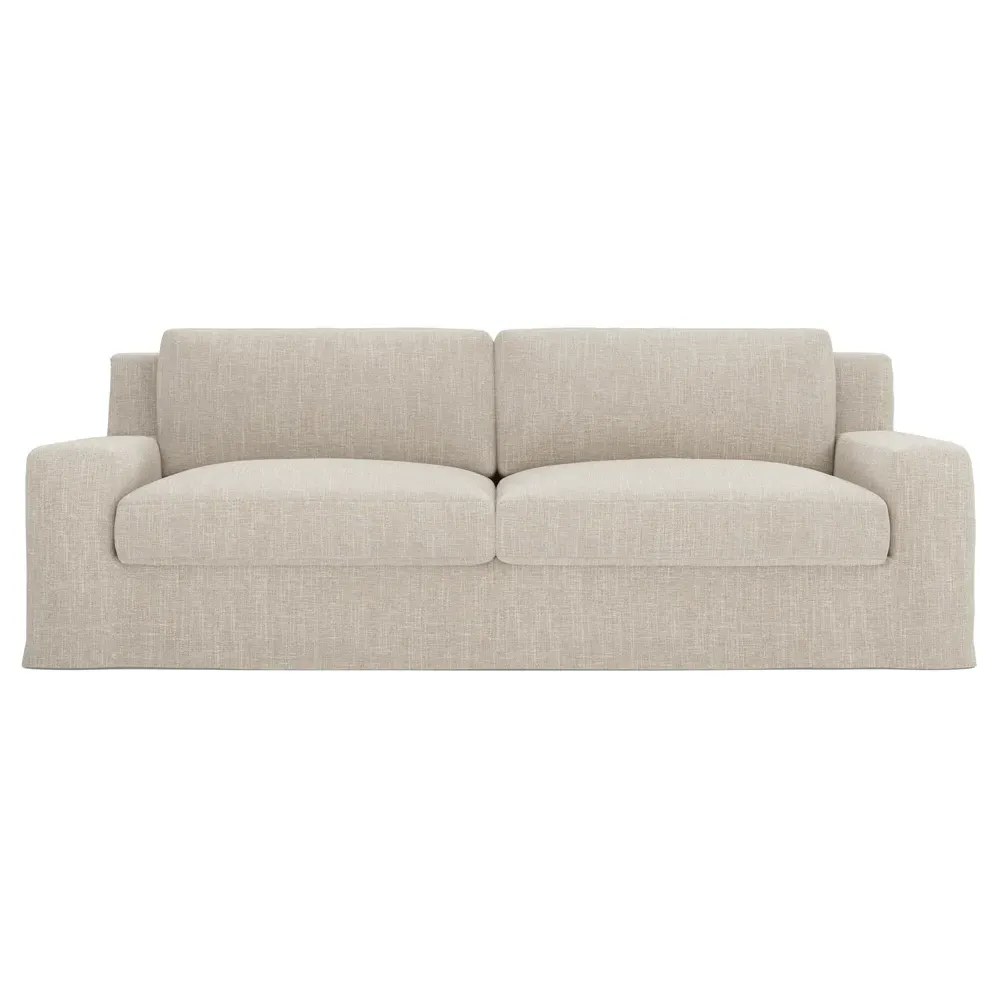 Henri 3-Seater Slipcovered Sofa - Sand