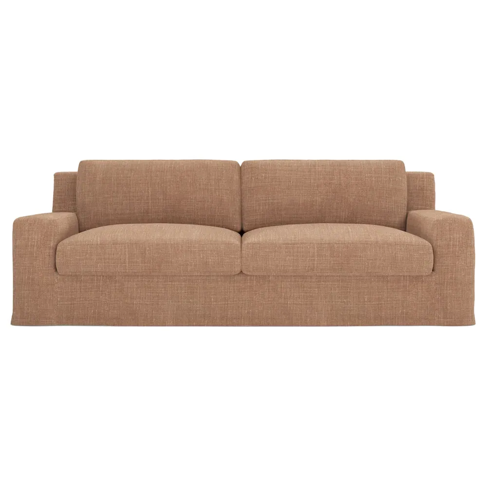Henri 90" Slipcovered Sofa - Apricot