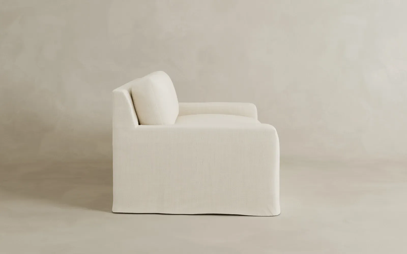 Henri Performance Slipcovered Loveseat - Apricot