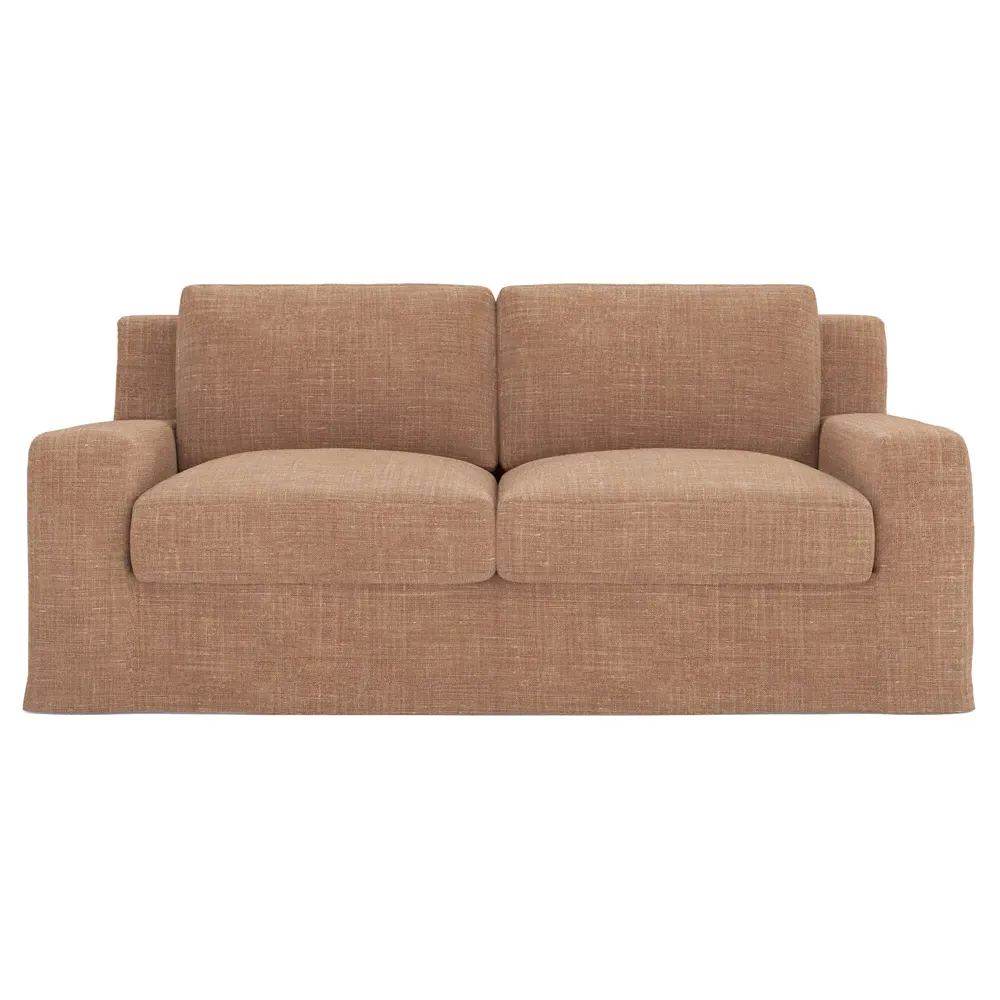 Henri Performance Slipcovered Loveseat - Apricot image