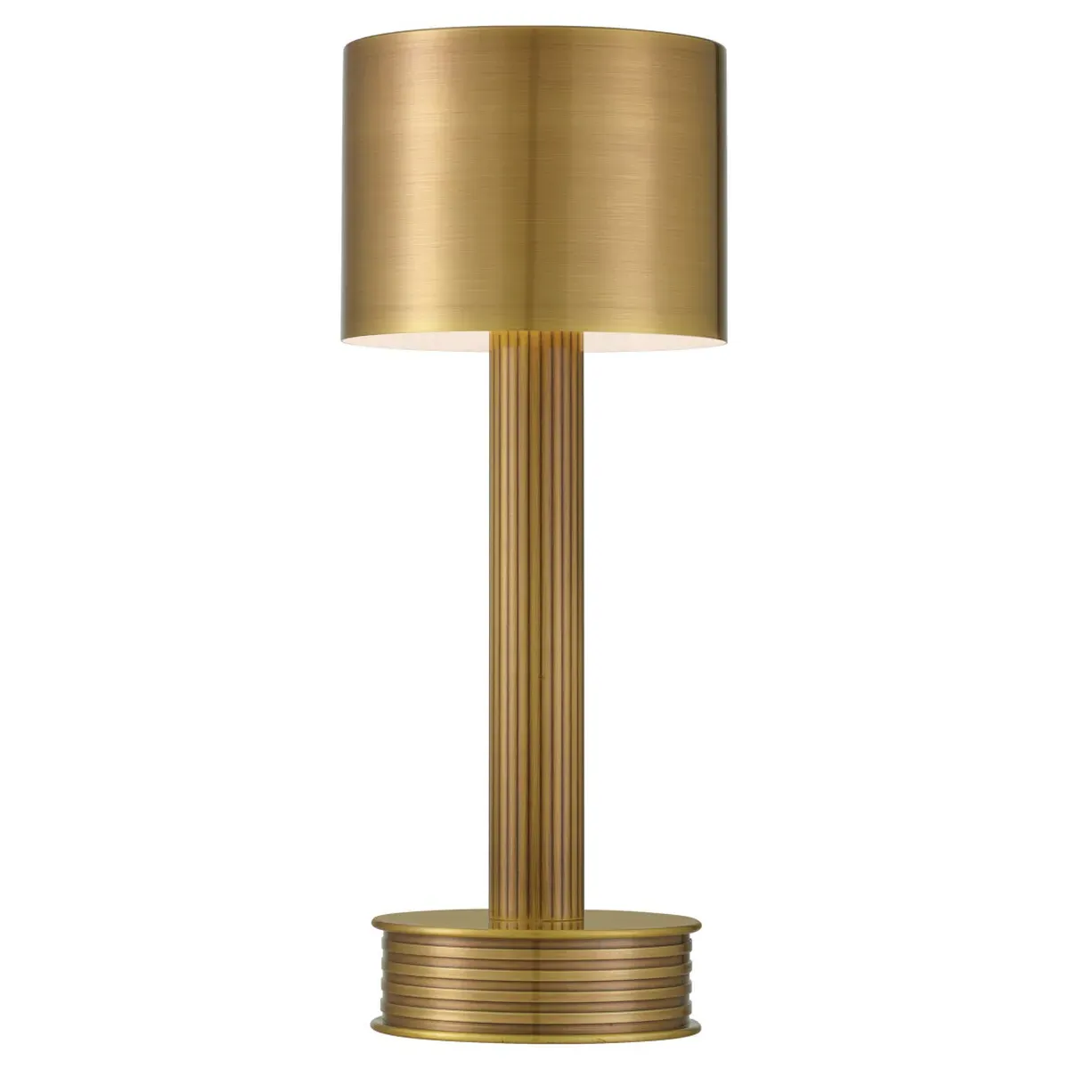 Henri Regency Cordless Table Lamp - Brass, Metal