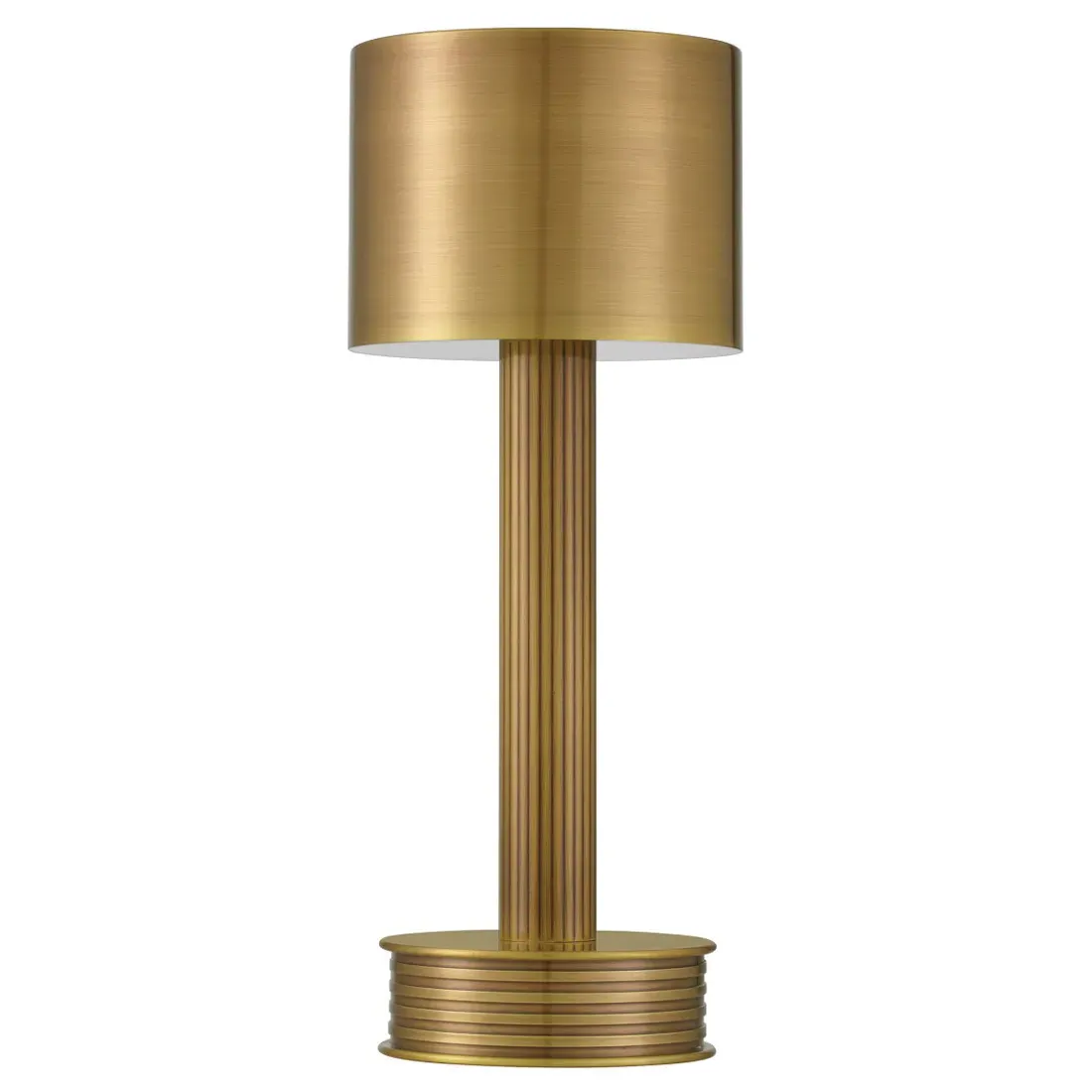 Henri Regency Cordless Table Lamp - Brass, Metal image