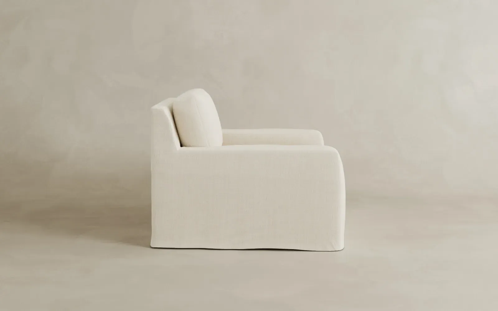 Henri Slipcovered Chair and a Half - Natural