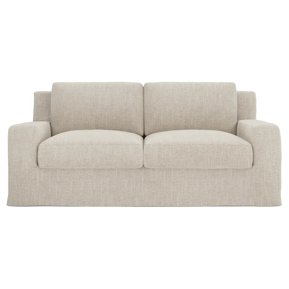 Henri Slipcovered Loveseat - Sand