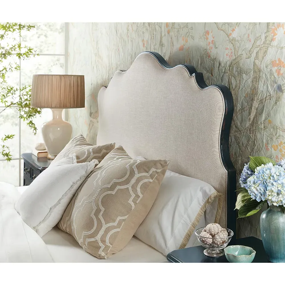 Henry Cal King Bed Frame - Beige, Cherry