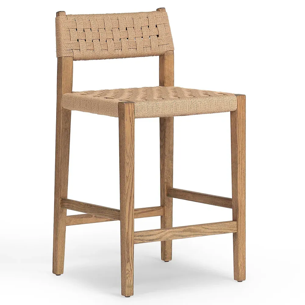 Henry Counter Stool - Brown, Oak
