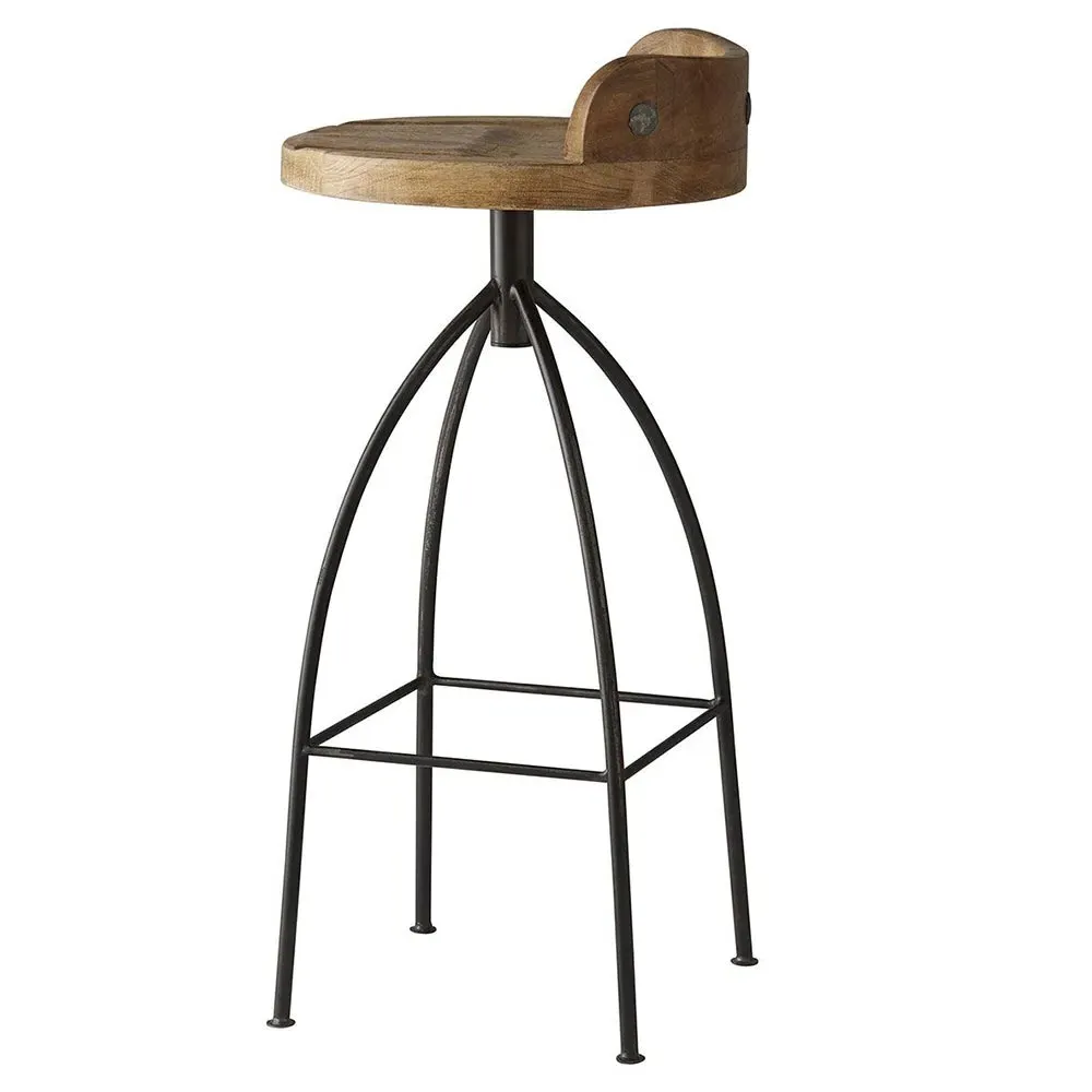 Henson Bar Stool - Brown, Mango Wood