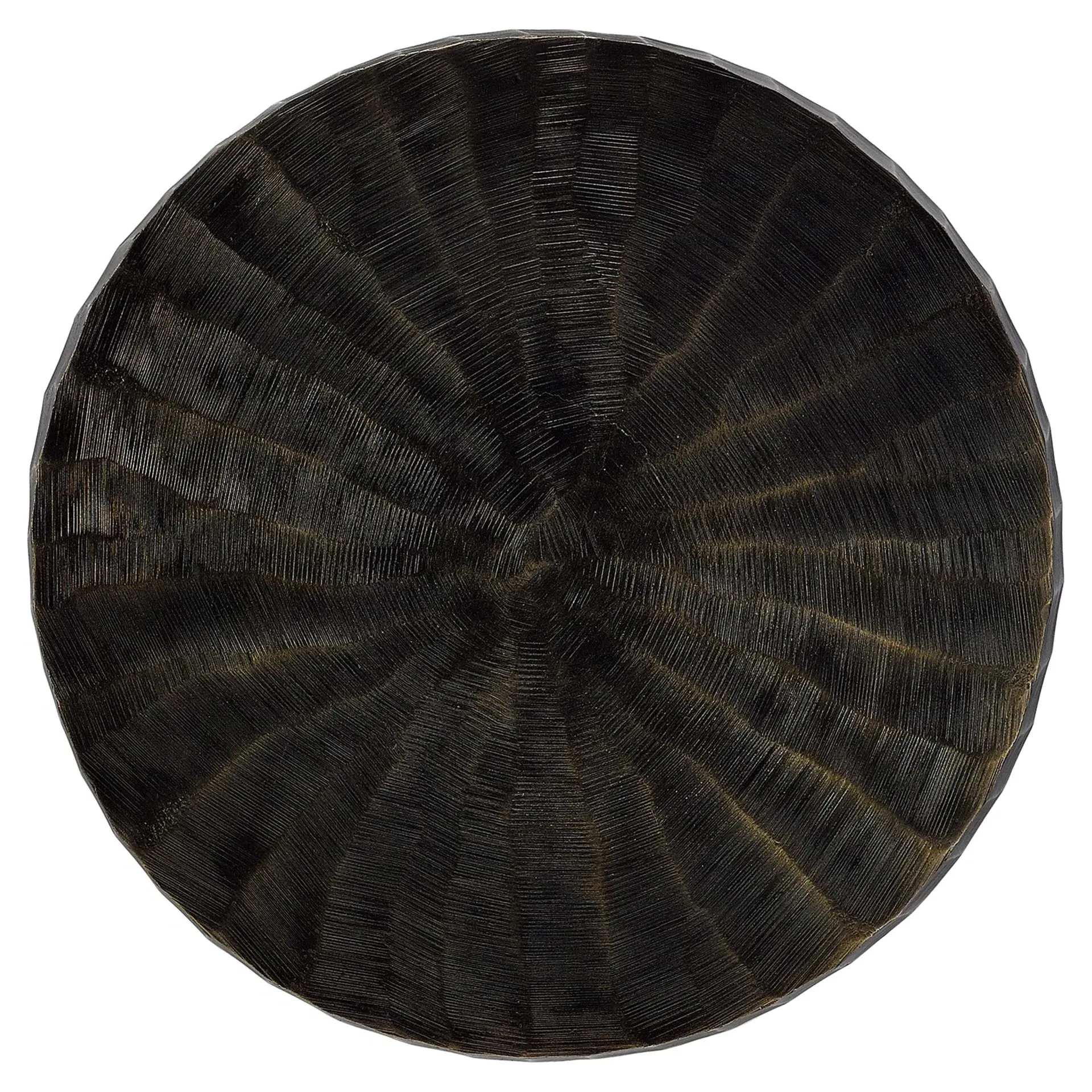 Herbie Loft Hourglass Drink Table - Brushed Brass