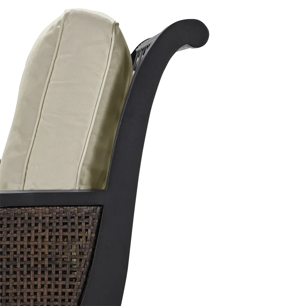 Hermine Adjustable Outdoor Chaise Lounge - Beige, Aluminum