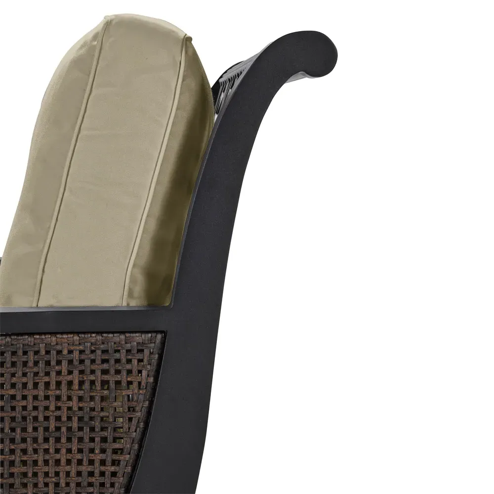 Hermine Adjustable Outdoor Chaise Lounge - Sand, Aluminum