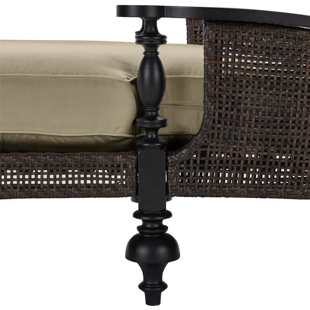 Hermine Adjustable Outdoor Chaise Lounge - Sand, Aluminum