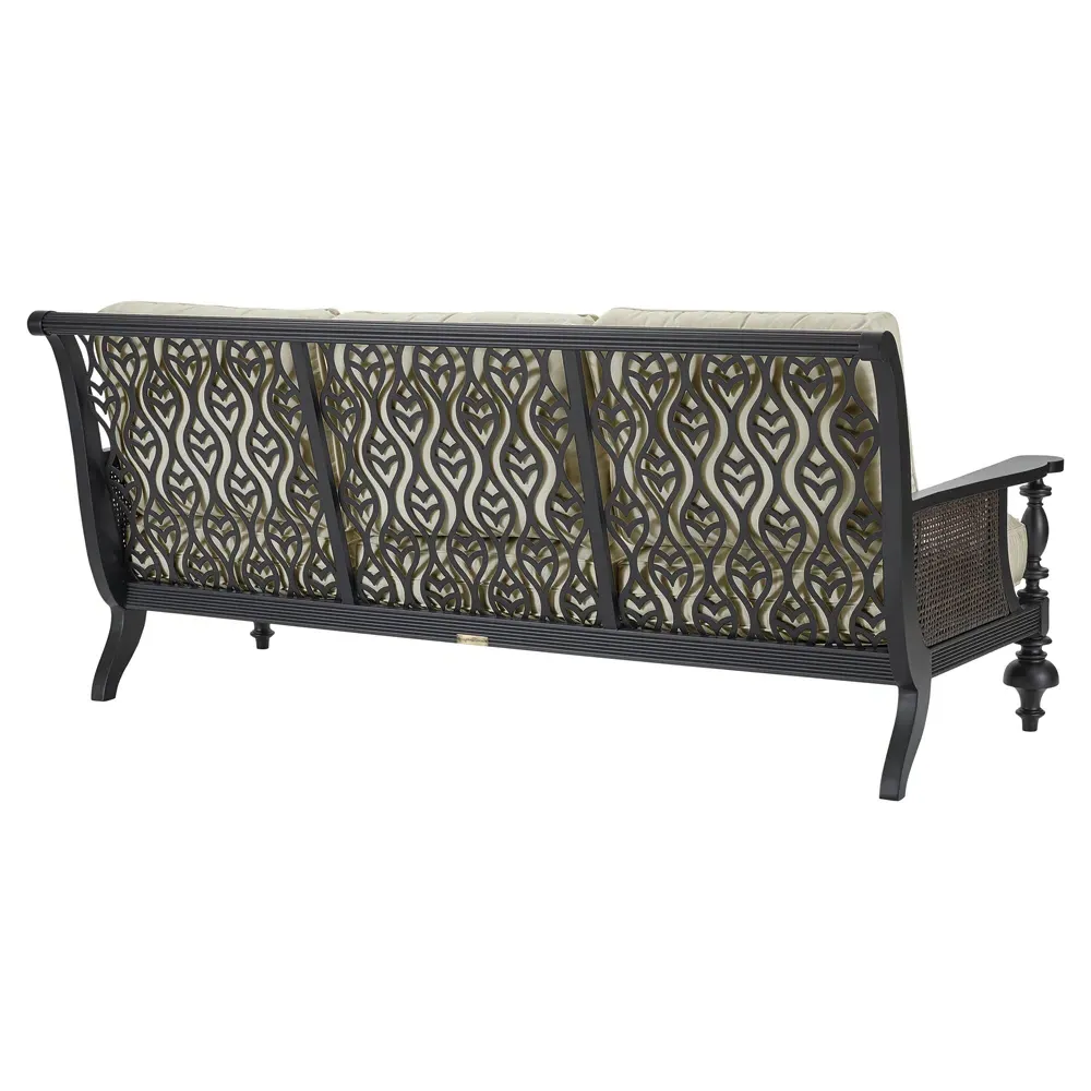 Hermine Outdoor Sofa - Beige, Aluminum