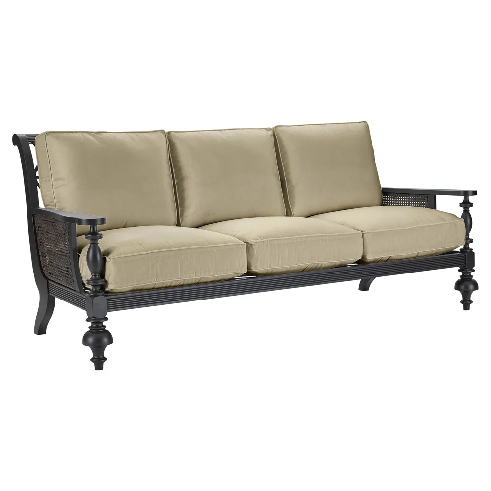 Hermine Outdoor Sofa - Sand, Aluminum