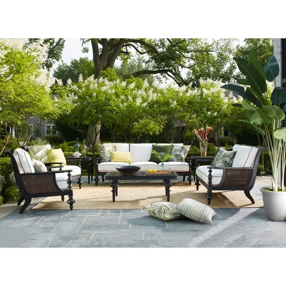 Hermine Square End Table - Black, Aluminum