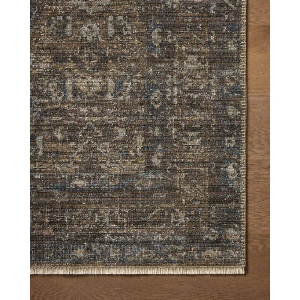 Hestia Patterned Rug 4'x10' - Tobacco Brown