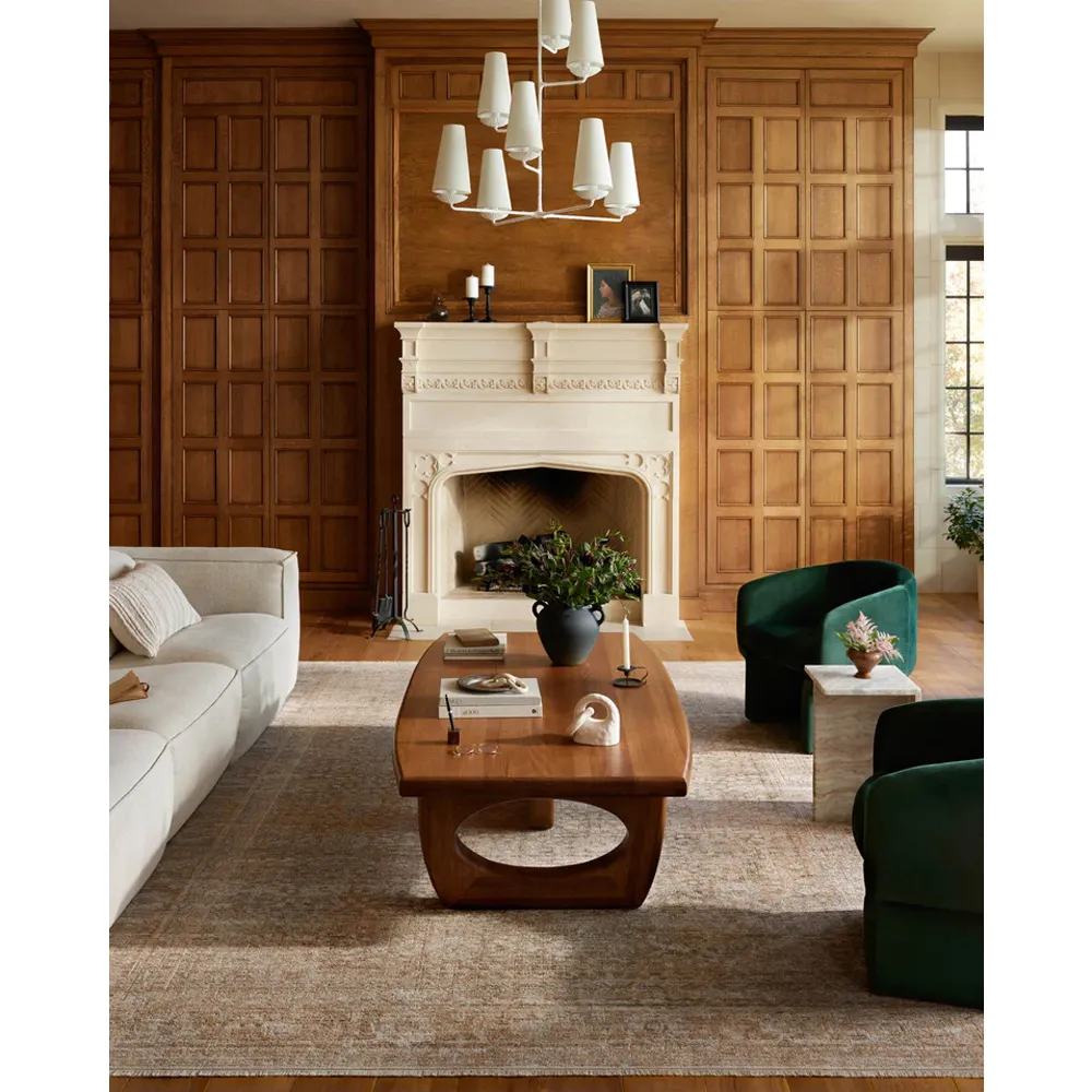 Hestia Patterned Rug Sample - Brown