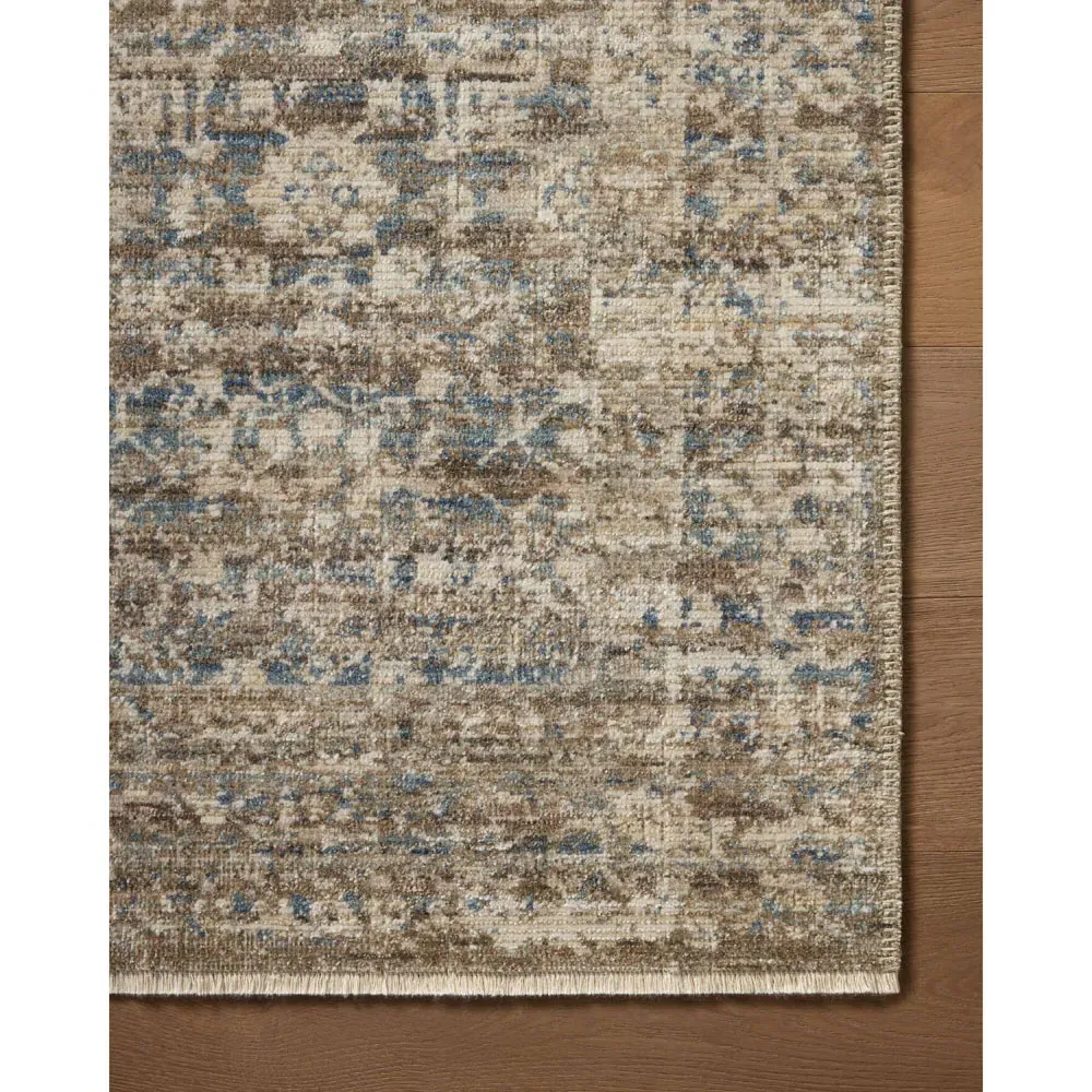 Hestia Patterned Rug Sample - Earth Brown