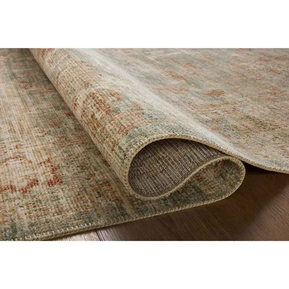 Hestia Patterned Rug Sample - Terracotta