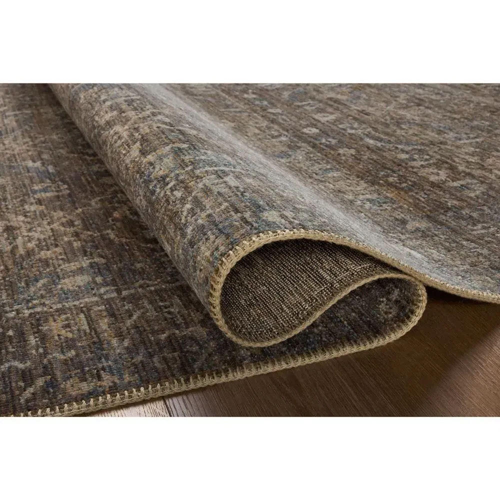 Hestia Runner Rug - Tobacco Brown