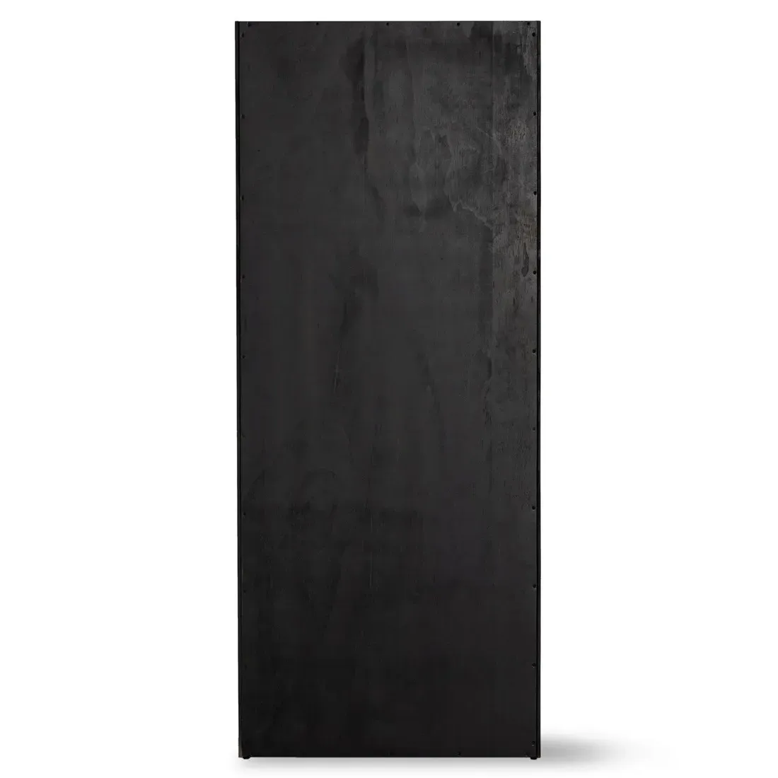 Hilary Arched Bookcase with Cane Panel - Black, Oak