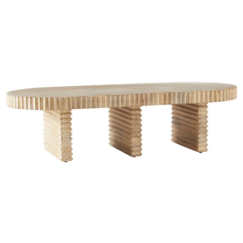 Hilbeck Oval Coffee Table - Brown, Mango Wood