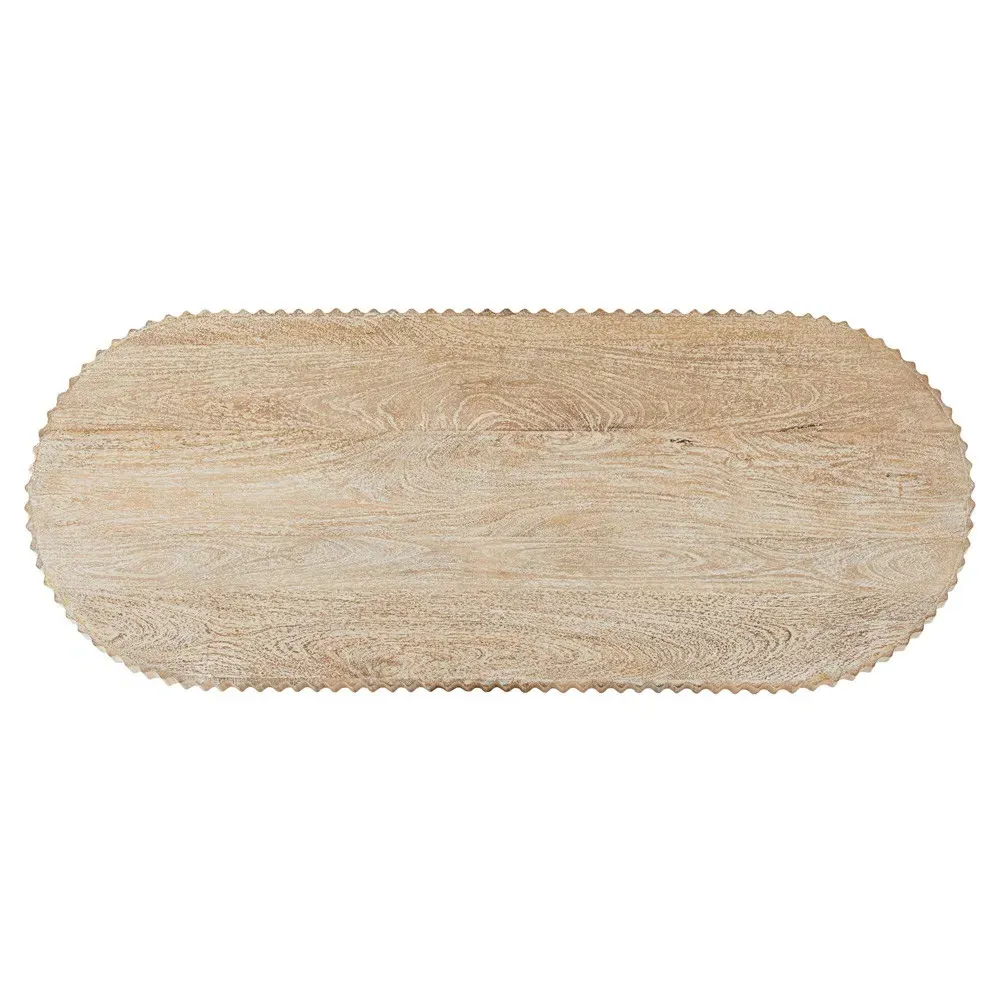 Hilbeck Oval Coffee Table - Brown, Mango Wood