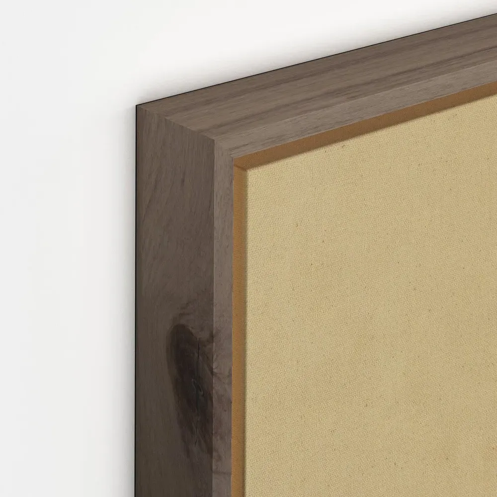 Hill Country Beige Landscape Painting - Brown, Walnut