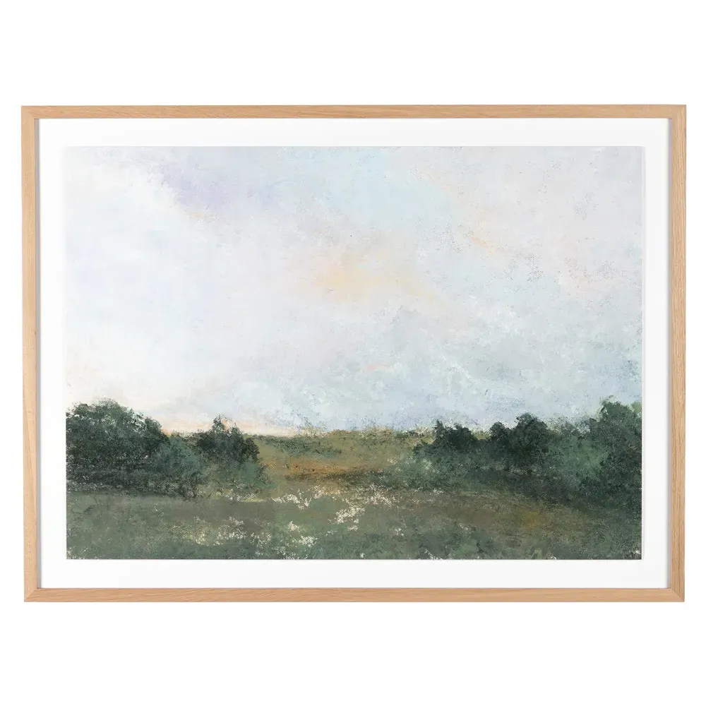 Hill Country III Painting - Green, Oak