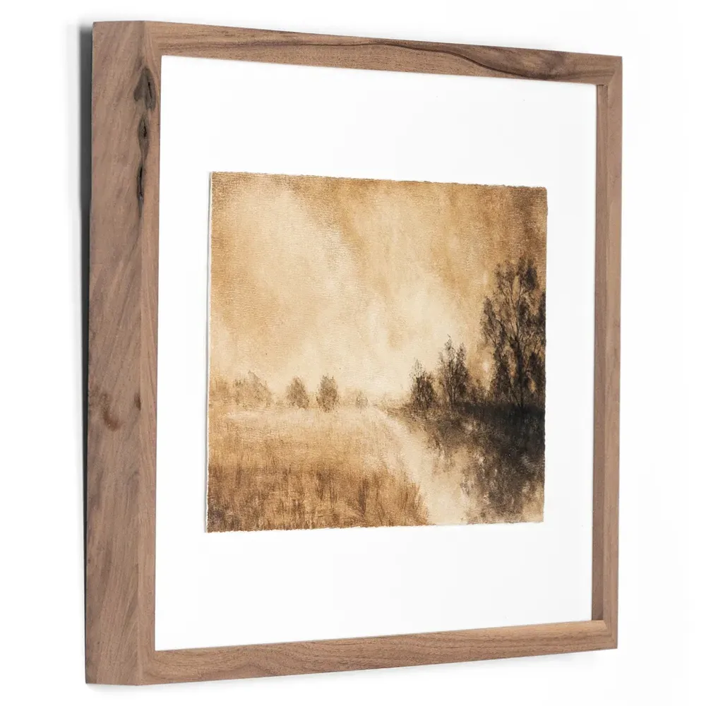 Hillside Haze II Wall Art - Brown, Canvas