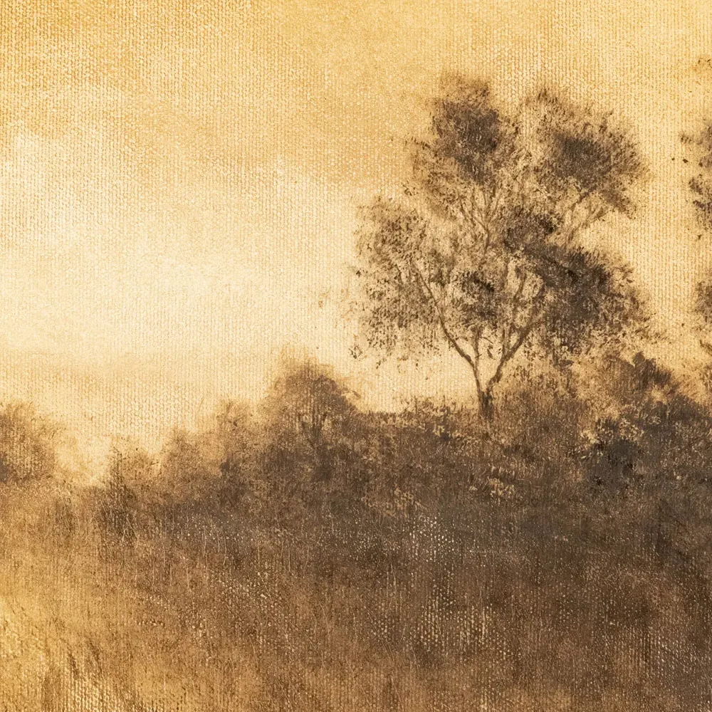 Hillside Haze VIII Wall Art - Brown, Canvas