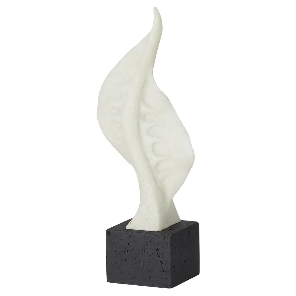 Hiro Sculpture Set of 2 - Cream, Ricestone