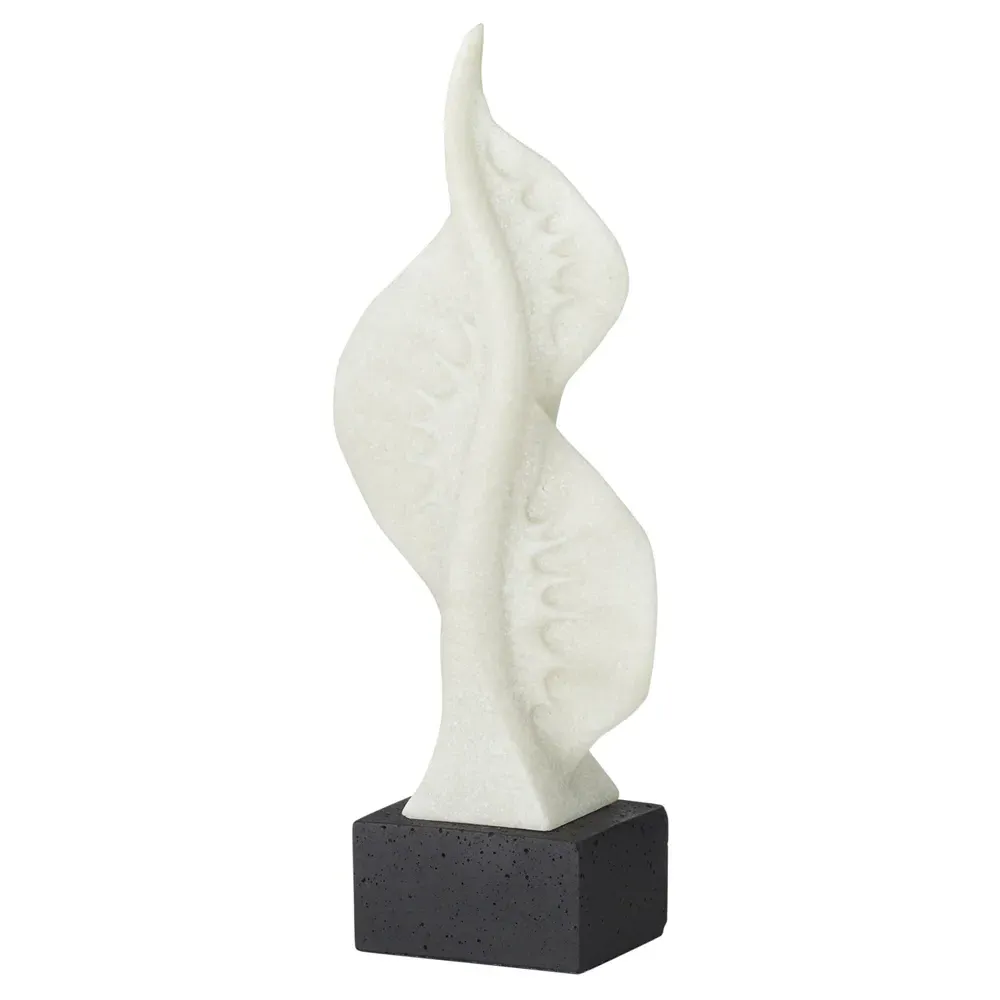 Hiro Sculpture Set of 2 - Cream, Ricestone