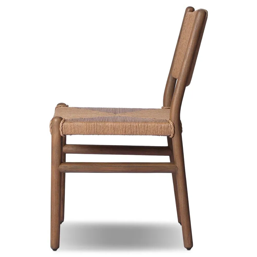 Hirom Outdoor Dining Chair - Brown, Teak