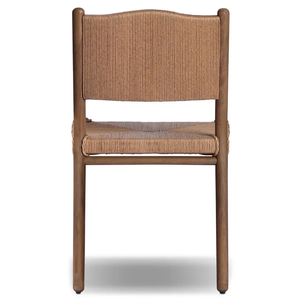 Hirom Outdoor Dining Chair - Brown, Teak