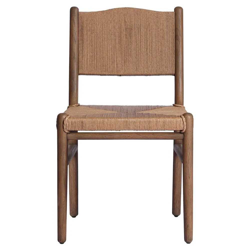 Hirom Outdoor Dining Chair - Brown, Teak image