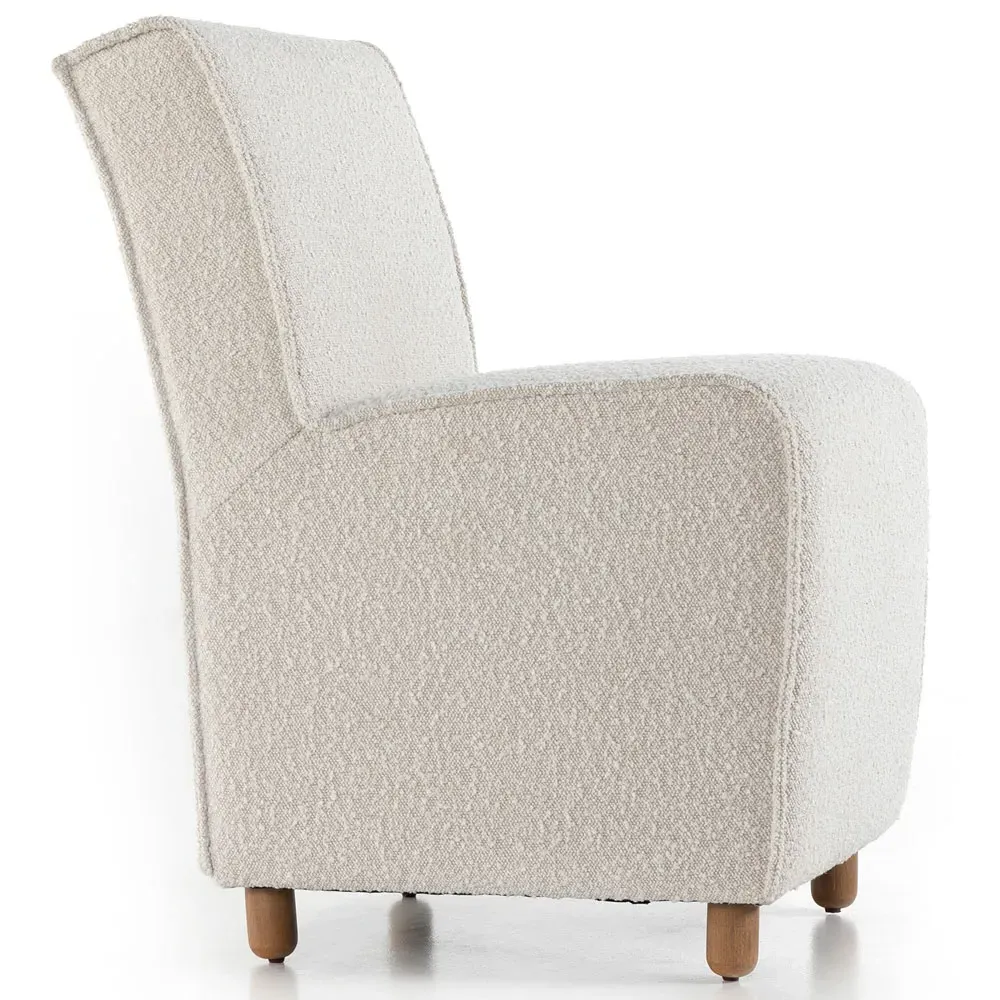 Hobbs Dining Side Chair - Cream, Beech Wood