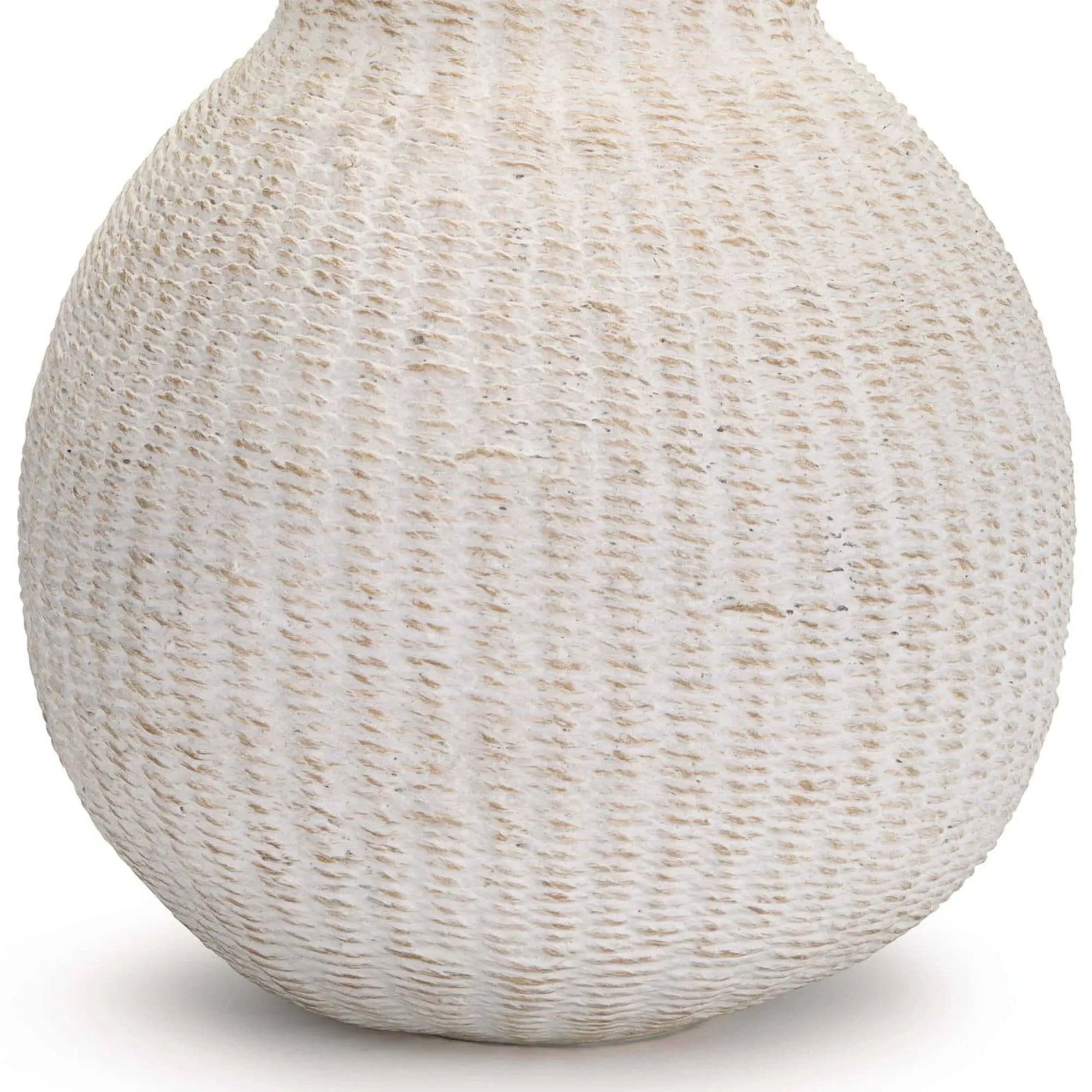 Hobi Woven Rattan Bedside Table Lamp - White