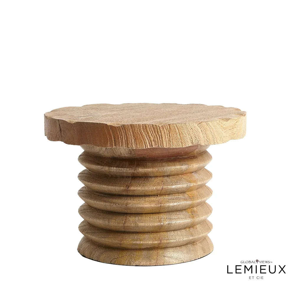 Holden Decorative Pedestal Sculpture - Brown, Mango Wood